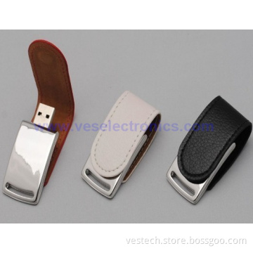 Full Capacity Cheap Leather USB Memory 8GB